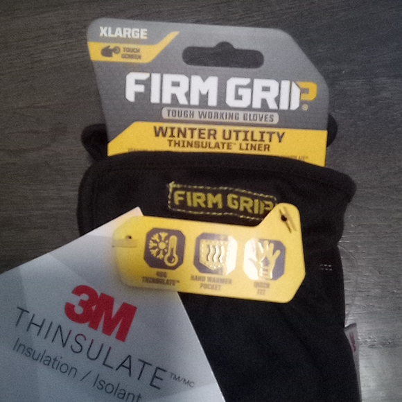Firm Grip Winter Utility Work Gear Set Hat /Glove Bundle - Picture 9 of 11